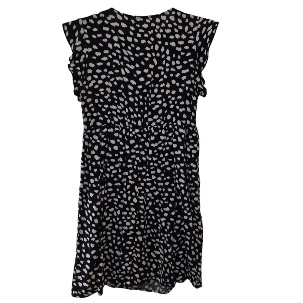 Kirundo Navy Polka Dot Floral Embroidered Sundress - Picture 3 of 11